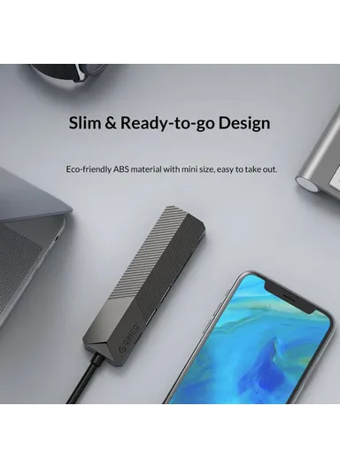 5-in-1 USB C Hub Dock Station GY-BP Type C to USB 3.0, USB 2.0, Card Reader, 2-Slot &amp; HDMI MDK-5P 