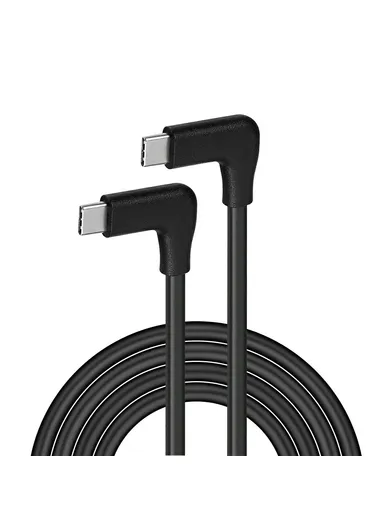 5m Elbow Type-C Male to Male 10Gbps Data Cable Gen2 4K Projection Screen PD100W 5A Fast Charging Cord PQ098