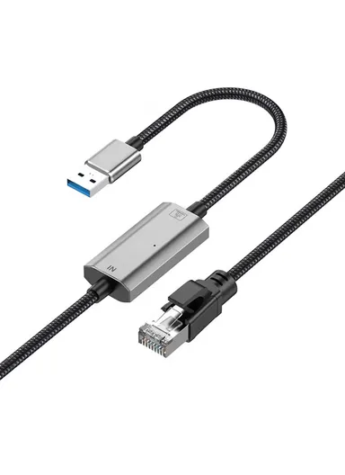 1.2m Gigabit Ethernet USB Adapter Cable USB3.0 to RJ45 LAN Network Cable 1000, 100 &amp; 10Mbps