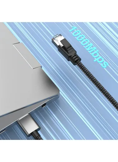 1.2m Gigabit Ethernet USB Adapter Cable USB3.0 to RJ45 LAN Network Cable 1000, 100 &amp; 10Mbps