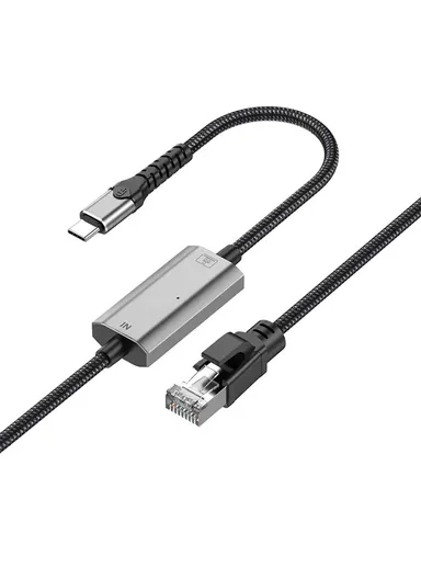 2m USB-C to Ethernet Cable 2m / 6.56ft Type C to RJ45 Cord Gigabit LAN Network