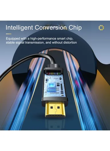 3m HDMI to VGA Cable 1080P 60Hz HD-Compatible Cord AD037