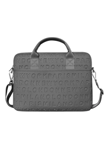 13.3-inch Laptop Bag Large Fashionable Laptop Sleeve Tote Bag Computer Handbag Fits Laptop &amp; Tablet - Grey