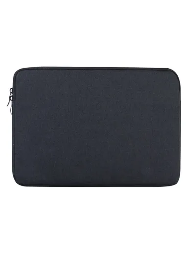 10-Inch Laptop Sleeve Case Nylon, Water Resistant, Soft Lining Zipper Cover MBR-19005 - Black