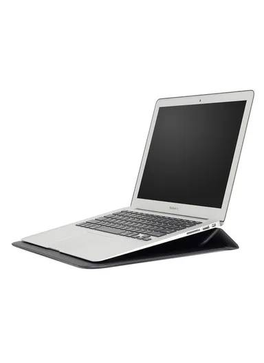 15.4-inch Business Envelope Style Leather Sleeve Bag for MacBook Pro with Retina Display - Black