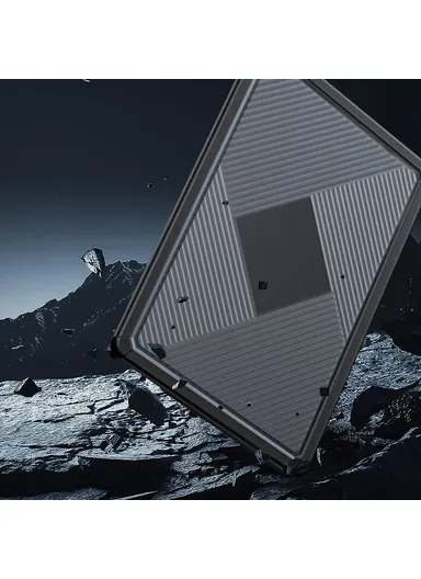 13-Inch MacBook Case LCGH Series, Shockproof TPU+PC Laptop Case Cover - Black