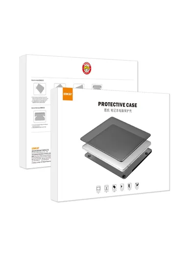 16-Inch Crystal PC Laptop Cover, Keyboard Film &amp; Dust Plugs - White / EU Version