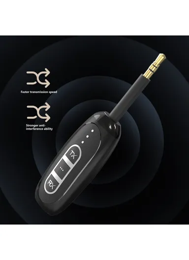 Bluetooth-compatible 5.4 Transmitter Receiver, Low Latency 3.5mm Wireless Audio Adapter LE515max