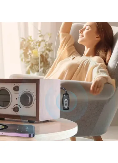 Bluetooth-compatible 5.4 Transmitter Receiver, Low Latency 3.5mm Wireless Audio Adapter LE515max