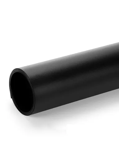 50x50cm Solid Color Matte PVC Photography Background Waterproof Anti-wrinkle Photo Backdrops - Black