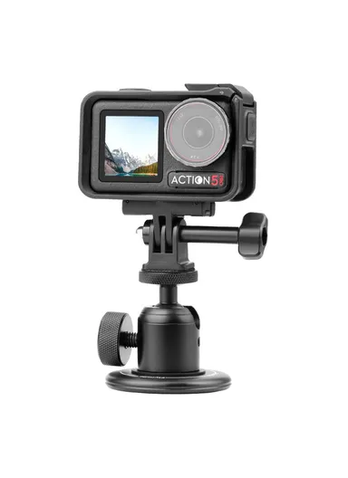 Magnetic Mount Kit for Sports Cameras – Adapter Base &amp; Accessories 