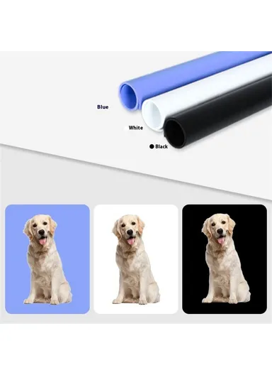 120cm Photo Studio Light Box Kit with Photography Tent, LED Light &amp; Background Board - EU Plug