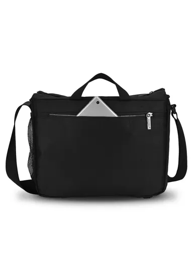 Large Capacity Water-Resistant DSLR Camera Messenger Shoulder Bag for Outdoor Travel, Adjustable Padded Interior, Anti-Theft Flap, Ventilated Shoulder Strap &amp; Tripod Straps