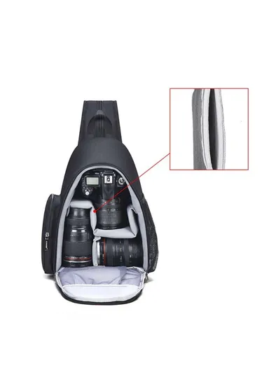  Waterproof Camera Bag Sling, Camera Case, Shoulder Bag for Canon Nikon Sony