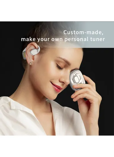 OWS Bluetooth-compatible Music Earphone Ear Hook Wireless Noise Reduction Headset X3 - Champagne Gold