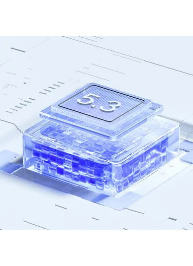 510mAh OWS Bluetooth-compatible Earhook Headset Wireless Earphone with Charging Case Beluga S2 - Beige