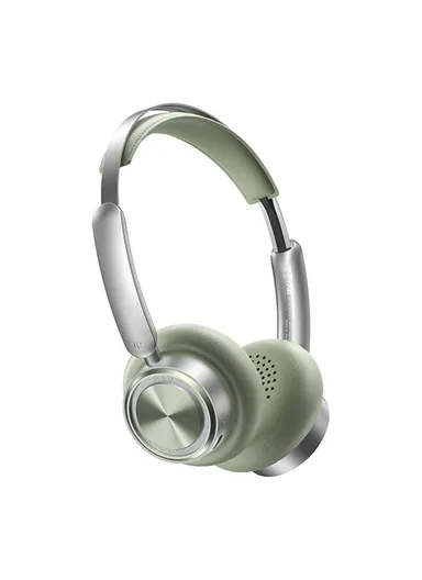 Portable Retro Design Wireless Headphones, Bluetooth-Compatible On-Ear Headset with Noise Cancellation RB-830HB - Green