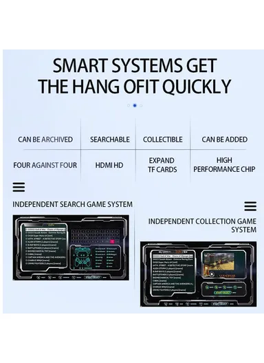 Game Console HD TV Box Dual System Android 9.0 128GB Storage G11 Pro+ - EU Plug