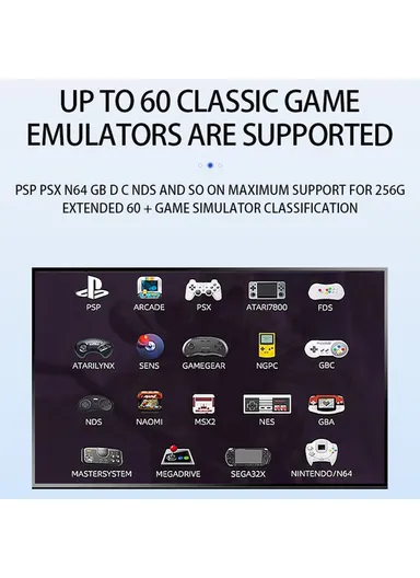 Game Console HD TV Box Dual System Android 9.0 128GB Storage G11 Pro+ - EU Plug