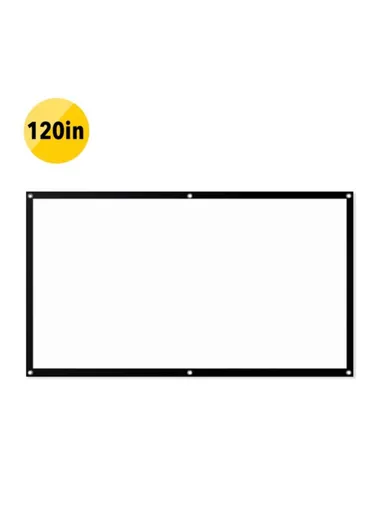 4:3 Anti-light Film Screen Simple Installation Screen, Folding Projector Screen (W240 x H180)cm - 120 Inch