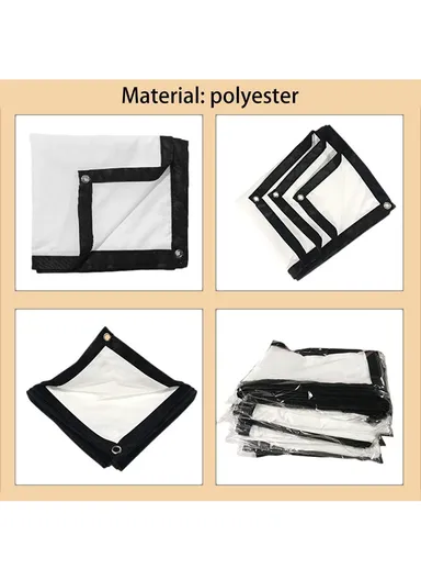 4:3 Anti-light Film Screen Simple Installation Screen, Folding Projector Screen (W240 x H180)cm - 120 Inch