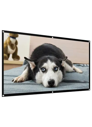4:3 Anti-light Film Screen Simple Installation Screen, Folding Projector Screen (W186 x H139)cm - 92 Inch