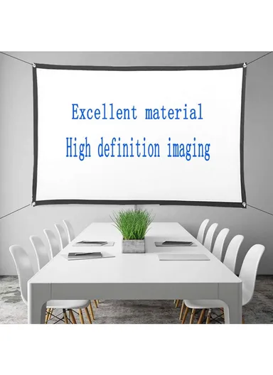 4:3 Anti-light Film Screen Simple Installation Screen, Folding Projector Screen (W186 x H139)cm - 92 Inch
