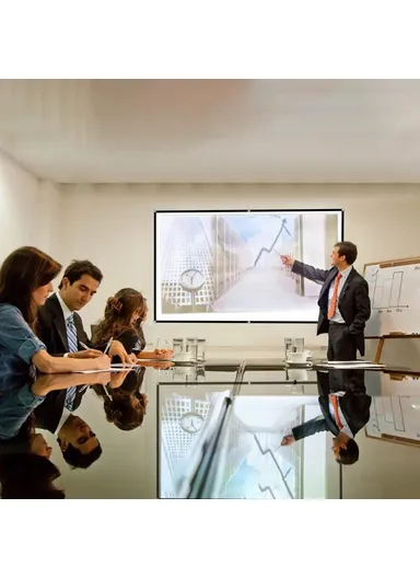 100-Inch Anti-light Foldable Movies Screen Curtain 16:9 High Definition Home Theater Projector Screen