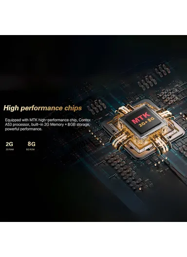 Android 9 Projector Auto Focus Full HD 1080P LCD Video Projector Home Theater Q7 (L28.5 x W29.5 x H11)cm - EU Plug