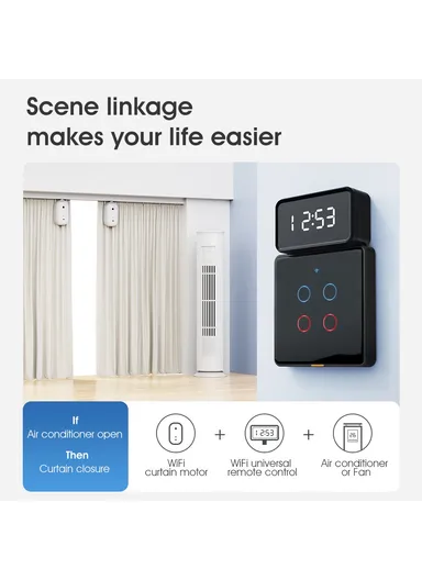 Remote Air Conditioner Fan WiFi Smart IR Infrared RF433 Remote Control Switch MG-YKQ102