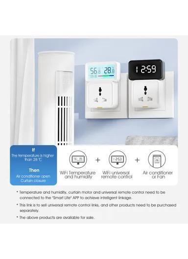 Remote Air Conditioner Fan WiFi Smart IR Infrared RF433 Remote Control Switch MG-YKQ102