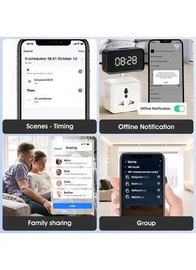 Remote Air Conditioner Fan WiFi Smart IR Infrared RF433 Remote Control Switch MG-YKQ102