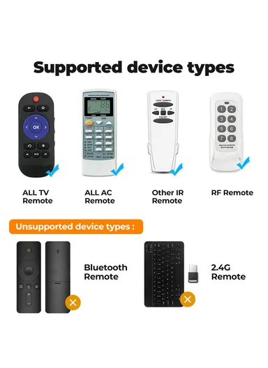 Remote Air Conditioner Fan WiFi Smart IR Infrared RF433 Remote Control Switch MG-YKQ102