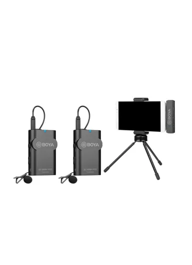 Dual Channel 2.4 GHz Wireless Microphone System for Android &amp; Type-C Devices BY-WM4 Pro K6