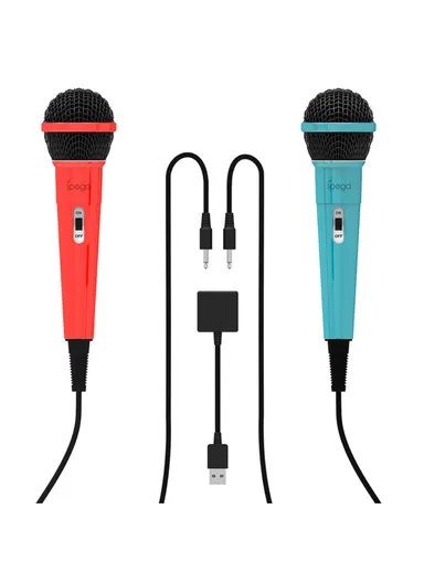 Gaming Microphones Double Wired Mic Kit with Switch PG-SW089 