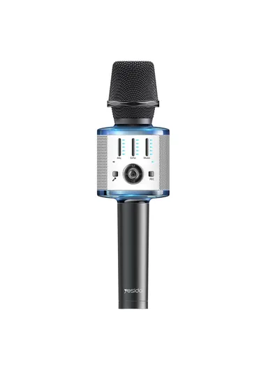 Wireless Bluetooth-compatible Microphone Cordless Handheld Karaoke Microphone Support TF Card KR10