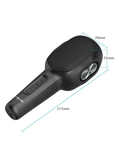 Wireless Bluetooth-compatible Karaoke Microphone Rechargeable Home KTV Party Handheld Mic Speaker S58 - Pink