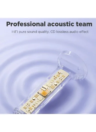 Bluetooth-compatible Wireless Microphone with RGB Light Karaoke Mic for Phone / Tablet / PC K11 - White