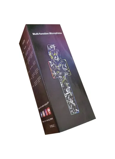 Bluetooth-compatible Microphone Speaker Wireless Children Home Karaoke Singing Microphone X9 - Silver