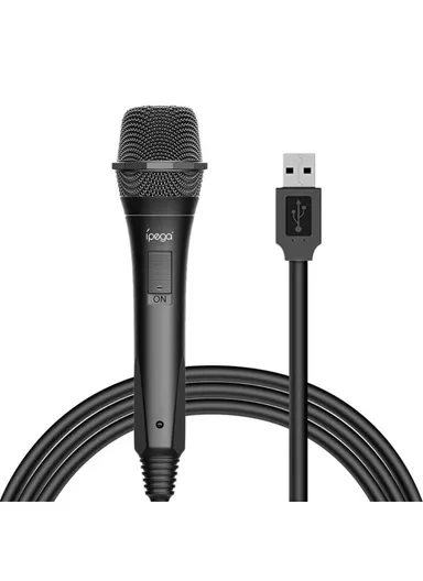 USB 2.0 Karaoke Mic Handheld Wired Microphone for PS4/Wii U/Nintendo Switch PG-9209 