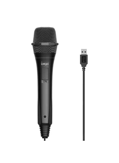 USB 2.0 Karaoke Mic Handheld Wired Microphone for PS4/Wii U/Nintendo Switch PG-9209 