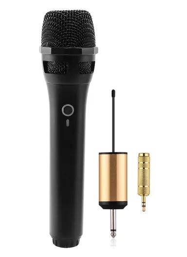 Wireless Microphone Karaoke Handheld Dynamic Mic Set with Receiver for Karaoke Conference