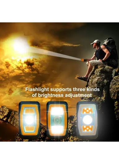 Outdoor Solar Power Hand Crank AM &amp; FM Radio Flashlight 4000mAh Power Bank EU Version 376