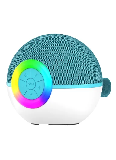 T97 Children Karaoke Machine Bluetooth-compatible Speaker Subwoofer with 1 Microphone - Green