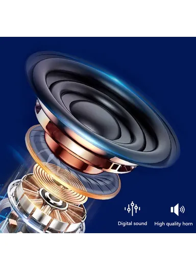 T97 Children Karaoke Machine Bluetooth-compatible Speaker Subwoofer with 1 Microphone - Green