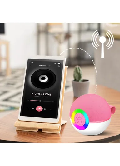 T97 Children Karaoke Machine Bluetooth-compatible Speaker Subwoofer with 1 Microphone - Green