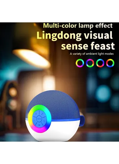 T97 Children Karaoke Machine Bluetooth-compatible Speaker Subwoofer with 1 Microphone - Green