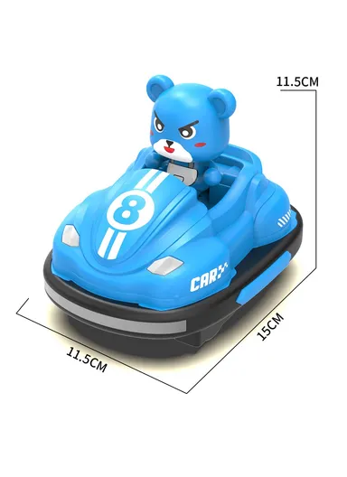 Double Player Bumper Car Remote Control Battle Bump Vehicles with Football Kit Q195 (L15 x W11.5 x H11.5)cm