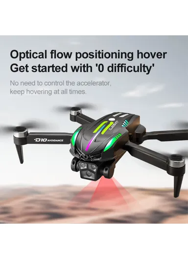 Obstacle Avoidance Brushless Motor Quadcopter HD Aerial Photography Remote Control Drone D10