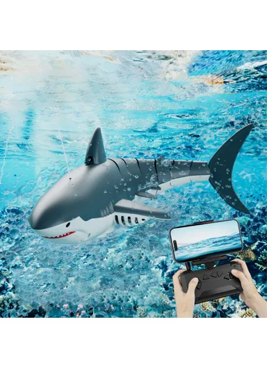 1200mAh Bionic Remote Control Shark Spray Water Toy with Camera Electric Megalodon RC Toy S6